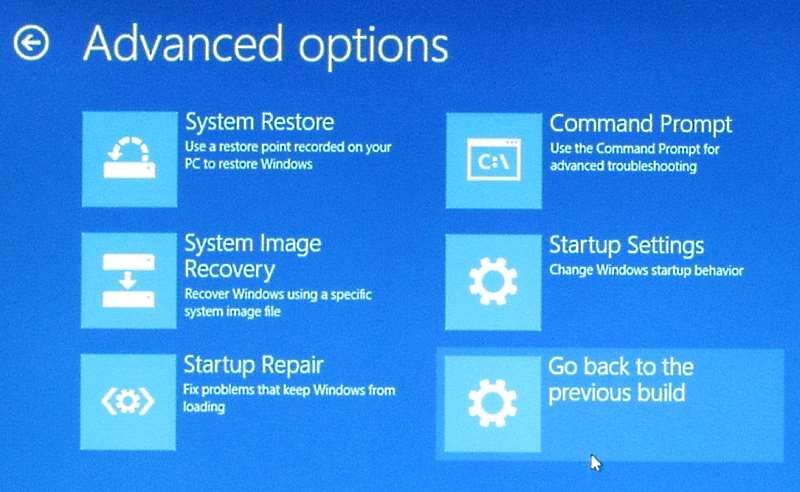  Restore your system to an earlier version