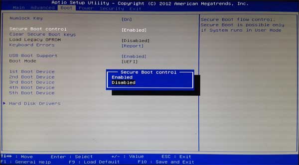 reboot and select proper boot device error
